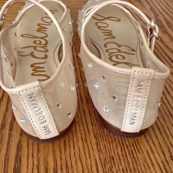 SAM EDELMAN Michaela Shine Mary Jane Flat - Vintage Pink Mesh - Picture 5 of 9